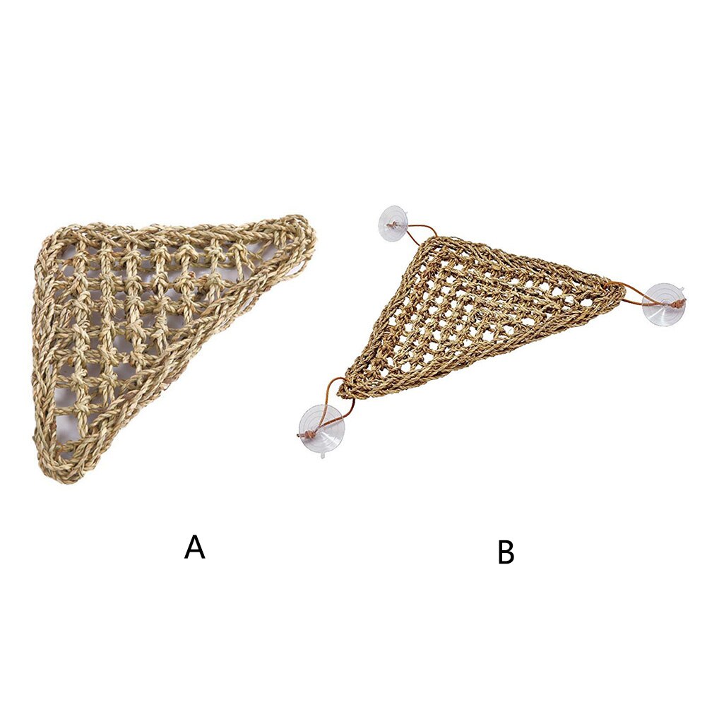 Toy Rest Decor Hermit Crabs Lizard Climb Durable Triangular Hanging Net Lounger Pet Reptile Hammock Bearded Dragon Accessories