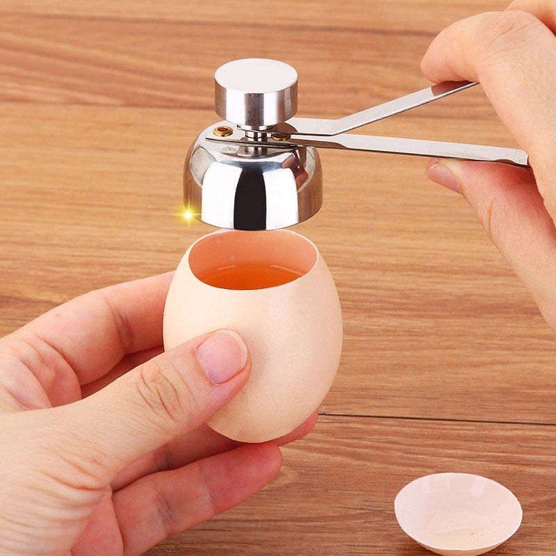 Stainless Steel Egg Topper Cutter Shell Boiled Egg Openers Kitchen Tool SCI88