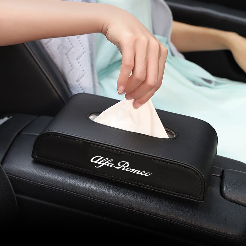 1pcs Car Tissue Boxes Auto Paper Towel for Jeeps Grand Cherokee WK2 Patriot Wrangler Buluo Transversanl Compass Pegatinas