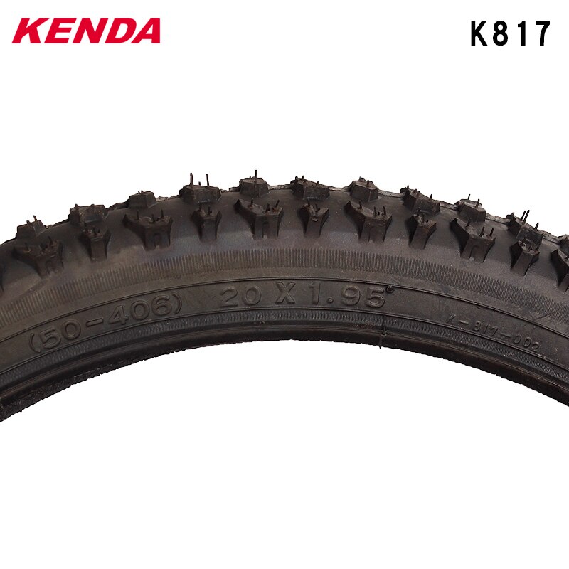 Kenda mountain bike tire k817 steel wire 406 20*1.95 26inch 26 * 1.95 large tooth pattern bicycle tire