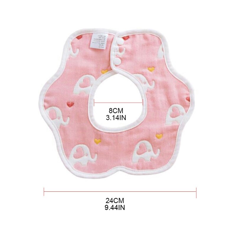 B2EB Baby Peuter Feeding Speeksel Handdoek Verstelbare Kinderen Schort Katoen Speeksel Handdoek