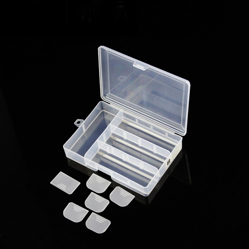PP Storage Grid Category Box Sealed Bin Home Movable Insert Part Classify Battery Button Jewelry Tool Case