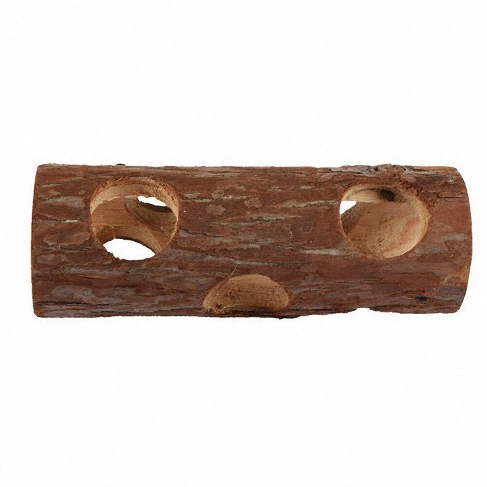 15/20cm Kleine Haustier Tunnel Spielzeug Natürliche Holz Hamster Tunnel ÜSpund Rohr Kauen Spielzeug Lustige Kaninchen Ratte Guinea schwein Kauen Biss Spielzeug