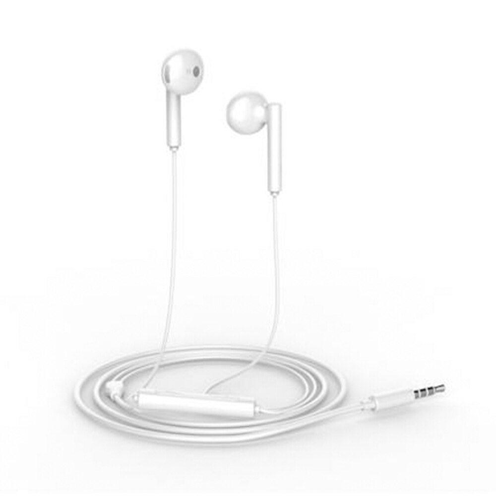 Original Huawei Honor AM115 Earphone With 1.1m Length wired Control Mic Volume Control Speaker suppor easy headset