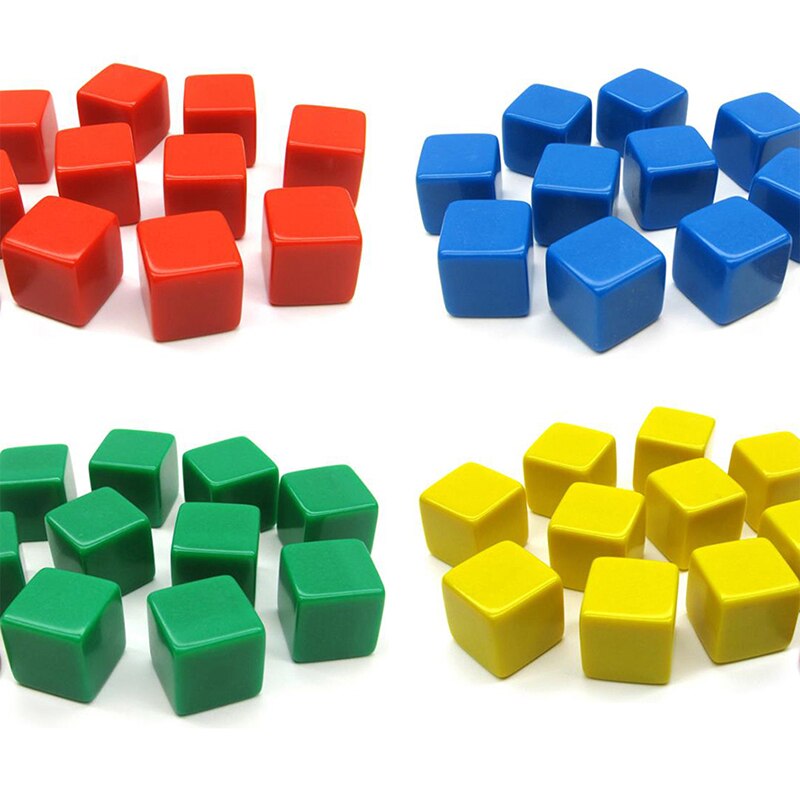 10 Stck leer Würfel Ktv Party Familie Paintless schlicht Engravable DIY Poker Glücksspiel Würfel Schach Brettspiel Druck Gravur