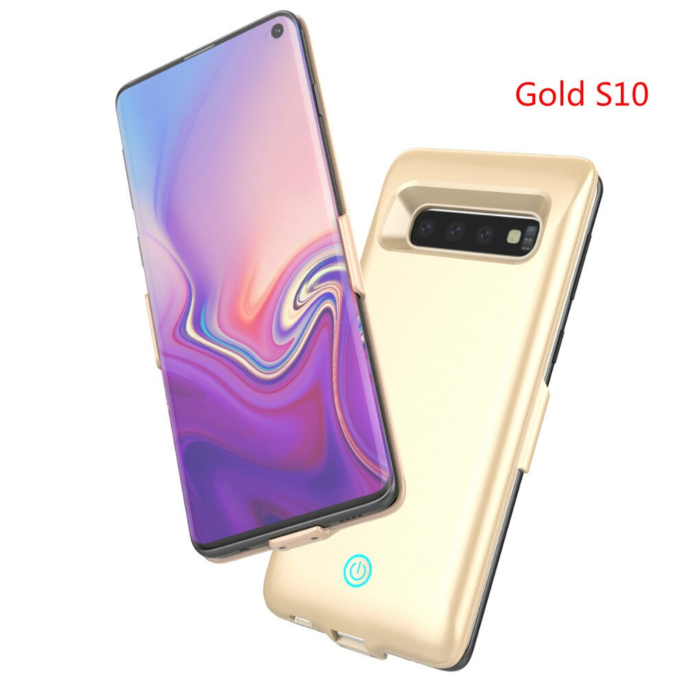 Extpower 7000 mAh Per Samsung Galaxy S10 S10E Caso del Caricatore di Batteria di Sostegno Portatile Esterno del Accumulatori e caricabatterie di riserva Per Samsung S10 Più: Gold S10