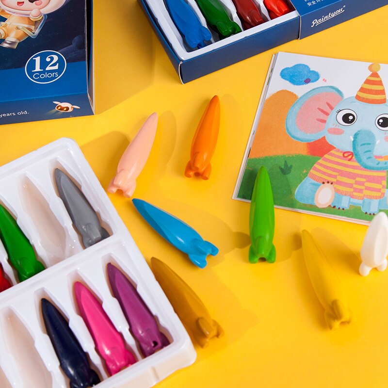 Dewang Kleuren Om Verf Kinderen Kleurpotloden Kit Voor Kinderen Kleurpotlood Kleurpotloden Voor Kinderen Geen Vuile Handen Tekening Schoolbenodigdheden