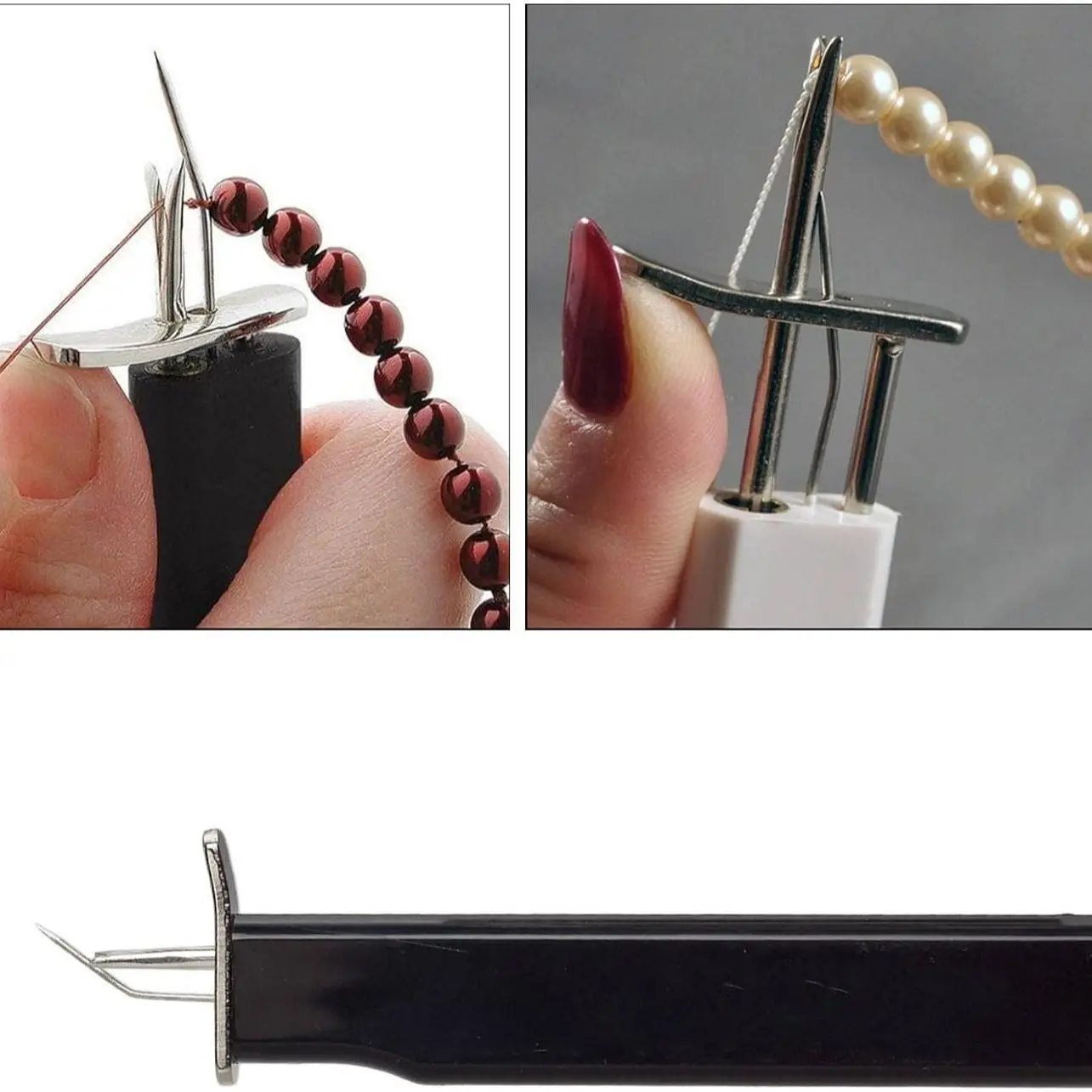 Seidenfaden, Perlenknoter, Perlenachat, Jade, verlieren Perlen, Schmuck, DIY-Werkzeug, einfach zu verwendendes Perlenwebset zum Basteln