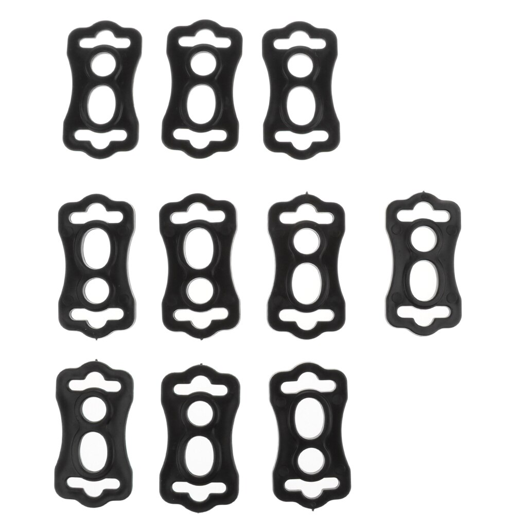 10pc Tent Clips Fastener Tents Camping Tent Feet Clamp Fasteners Black 5.3cm