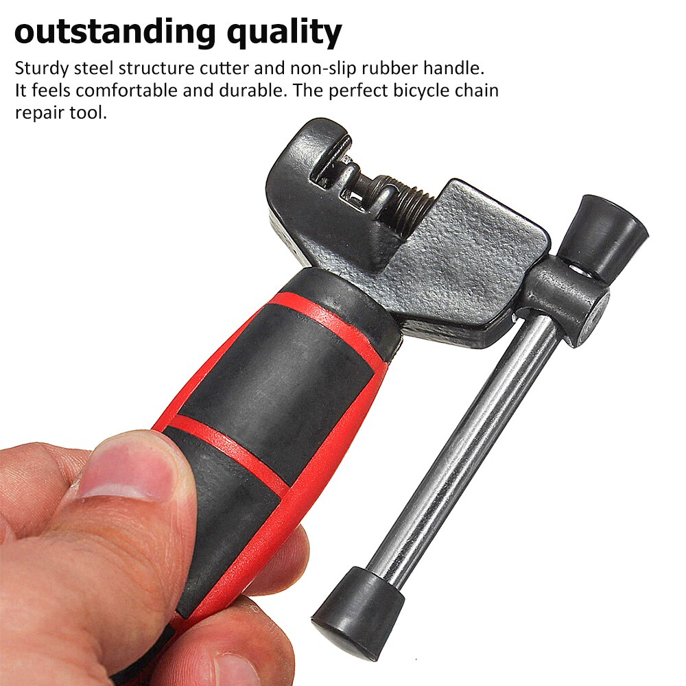 Bicicleta corrente disjuntor metal ferramenta de remoção para ciclismo bicicleta mtb ferramenta de reparo aço corrente disjuntor splitter extrator ferramenta