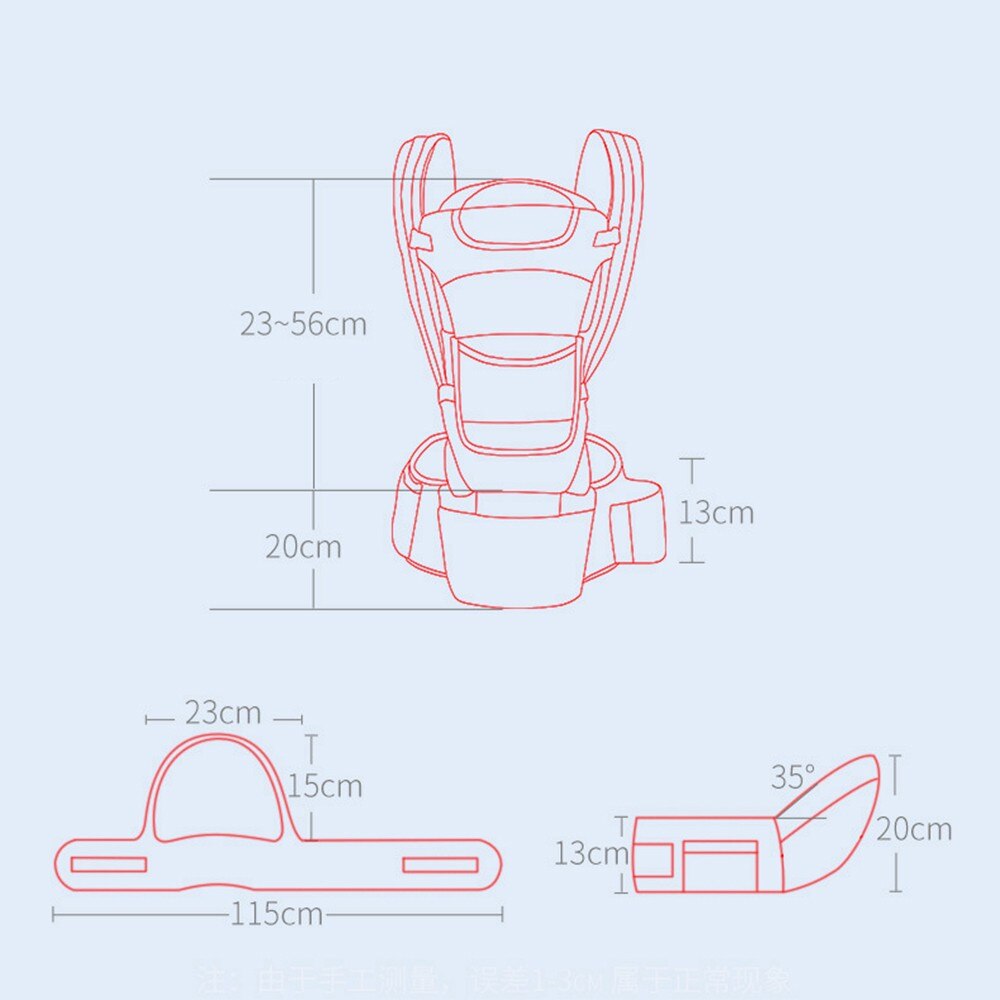 0-48 Month Ergonomic Baby Carrier Infant Baby Hipseat Carrier 3 In 1 Front Facing Ergonomic Kangaroo Baby Wrap Sling