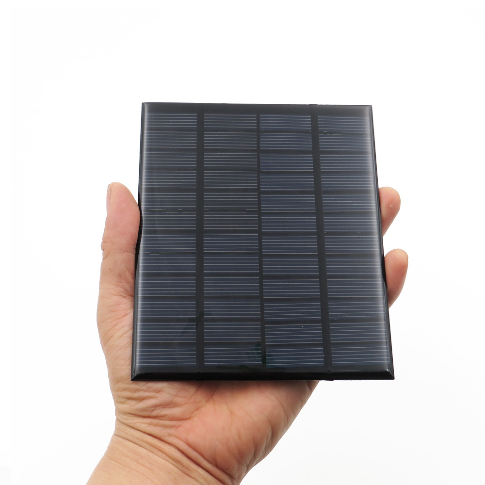 Polypanel solcelle 12v 1.92w 160ma standard epoxy monokrystallinsk silicium gør-det-selv batteri strømopladningsmodul mini solcelle legetøj