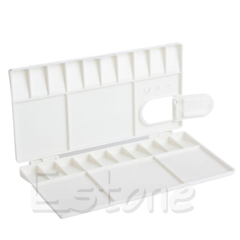 Portable 33/25 Grids Large Art Paint Tray Artist Oil Watercolor Plastic Palette