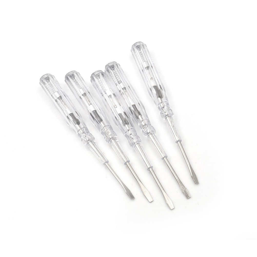 1pc Multifunctional household test pencil 100-500V Induced Electric Tester Screwdriver Probe With Indicator Light AC/DC Detector