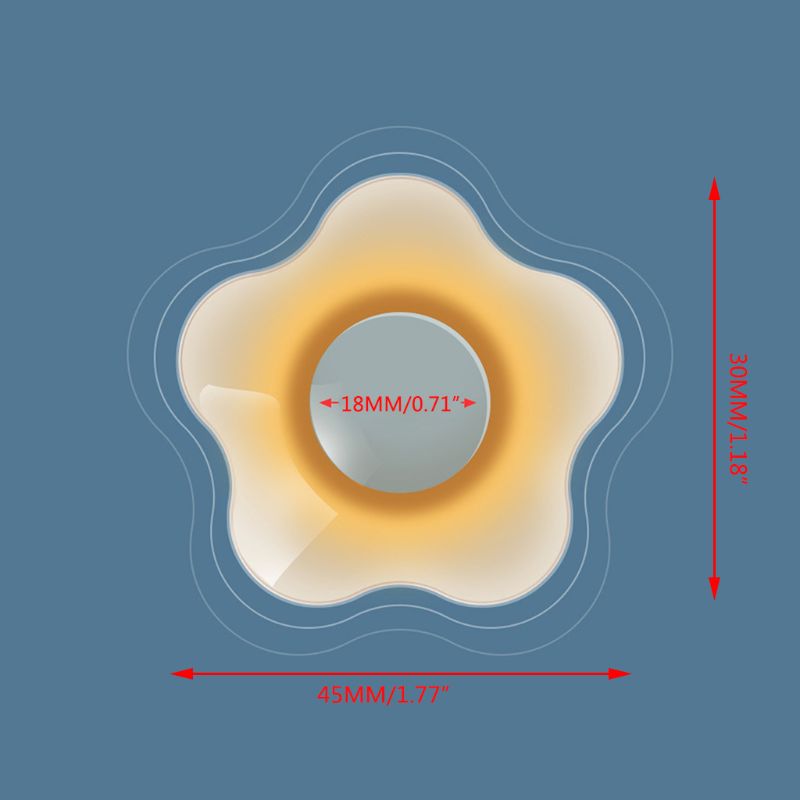 2pz Nano Argento silicone Tettarelle Da Biberon Correttore a Forma di Petalo Estrattore Dispositivo di Aspirazione P31B