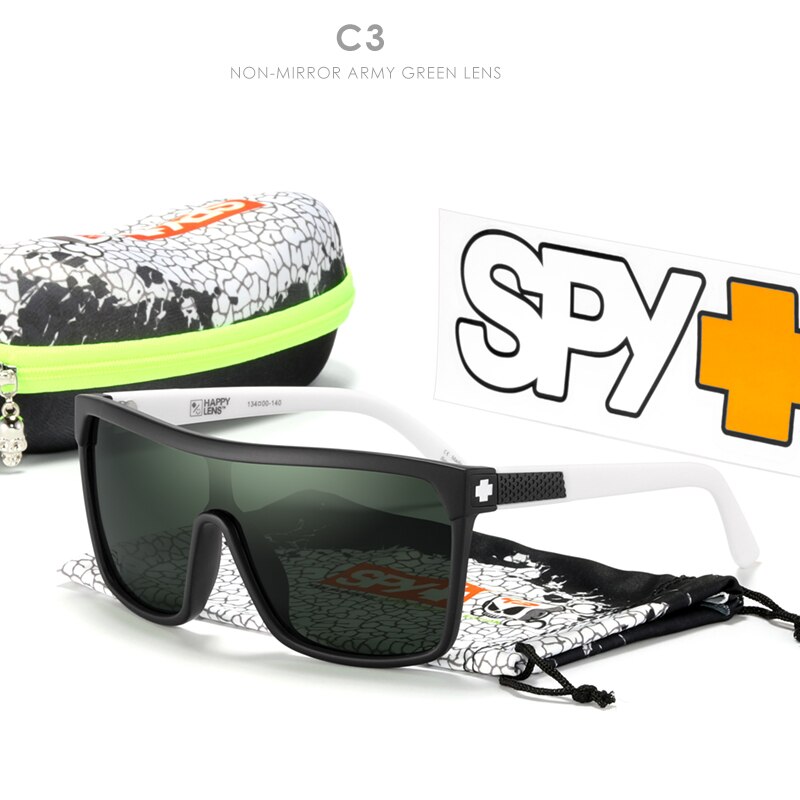 Roer Gepolariseerde Zonnebril Mannen Klassieke Vierkante Unisex Zonnebril Ken Block Met Originele Doos Gelukkig 43 Lense: S103-C3