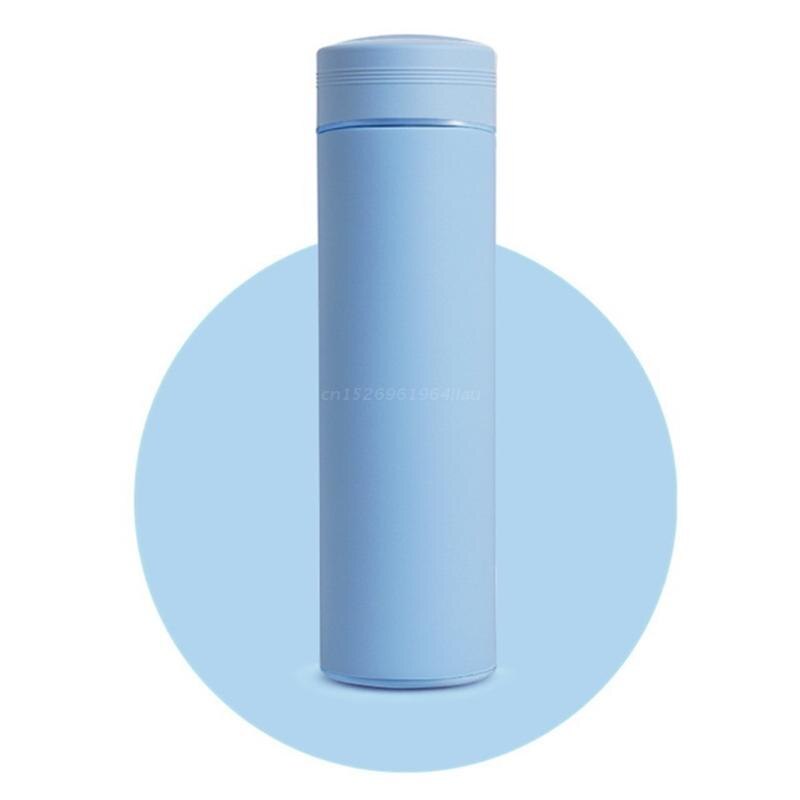 Termo inteligente de acero inoxidable con pantalla de temperatura, botella de viaje para viaje, sopa, café, termo, botella de agua: LB