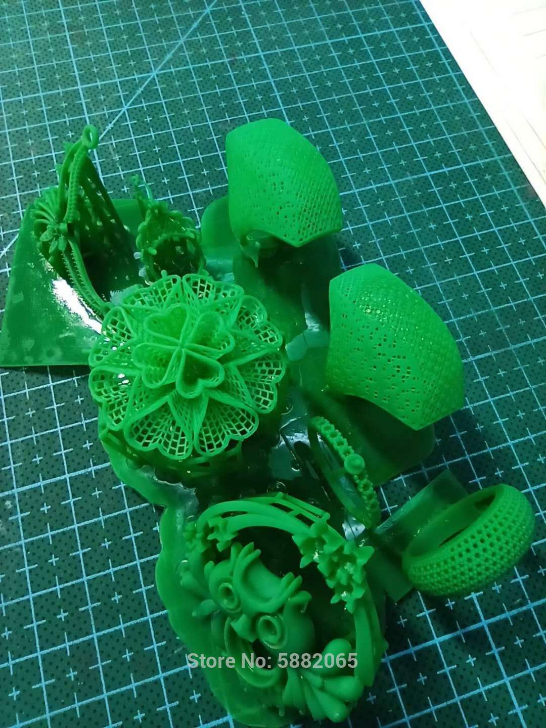 405nm UV photosensitive resin 3D printing material for high-precision jewelry wax casting (suitable for top-down DLP/LCD/DLP)