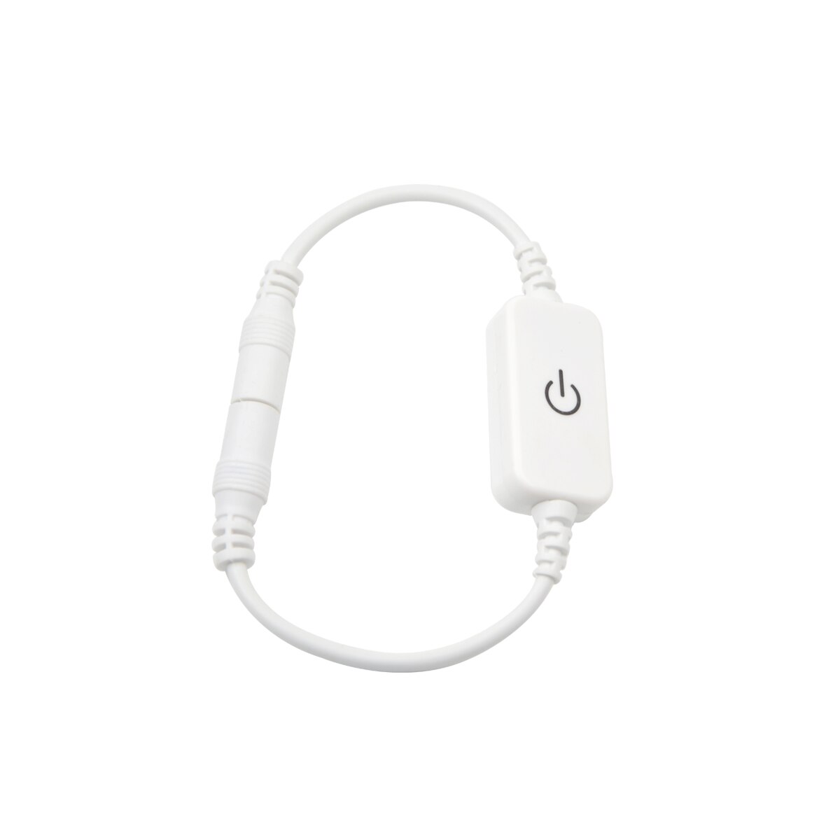 Touch Sensor OP/OFF Schakelaar Traploos Dimbare lichtschakelaar Helderheid Adjutment Dimmer Controller Voor LED Strip DC 12 V-24 V: White