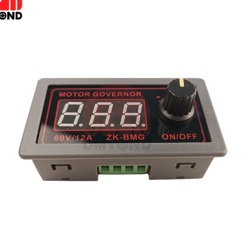 DC 9-60V 12V 24V 12A 20KHz 500W Einstellbare PWM Motor CNC Speed Controller DC Motor Controller Digital Display Gouverneur Schalter