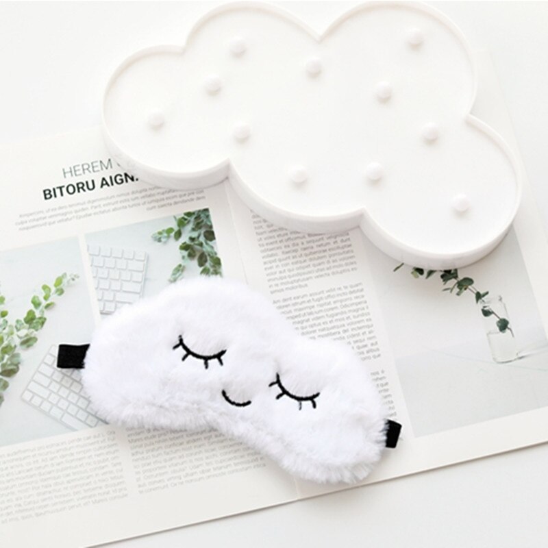 Party Cloud Eye Mask Cartoon cute Variety Sleeping Mask Plush Cover Eyeshade Relax Mask Suitable for Travel Home Party