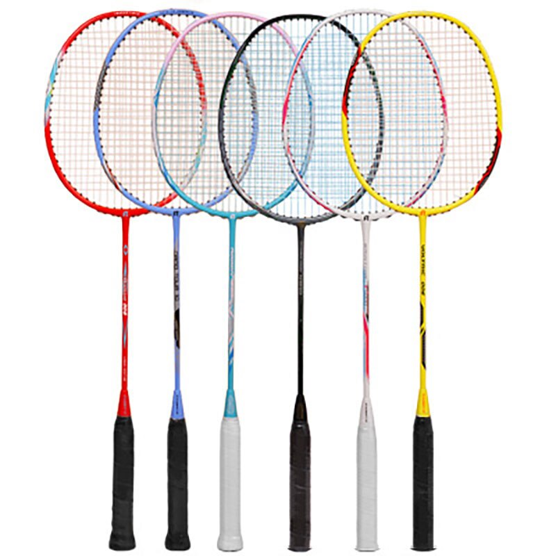 badminton racket high steel all carbon Super Light 5U durable single racket: Default Title