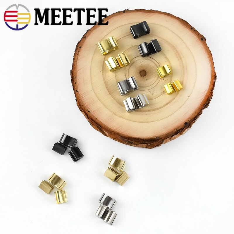 20sets Zipper Stopper Non-slip for 3# 5# 8# 10# Close-end Metal Zippers Zip Repair Kit Replacement DIY Accessories Tailor Tools