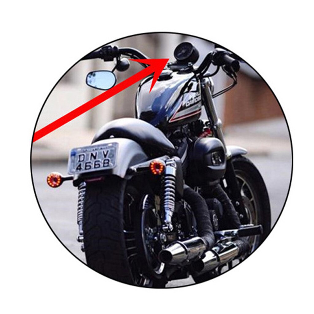 Black Motorcycle Kilometerstand Snelheidsmeter Toerenteller Gauge Meter Assy
