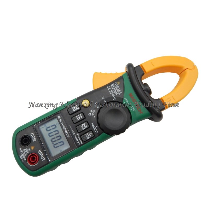 Mastech MS2108A Digital Clamp Meter Auto range Multimeter AC 400A Current Voltage Frequency clamp MultiMeter Tester Backlight