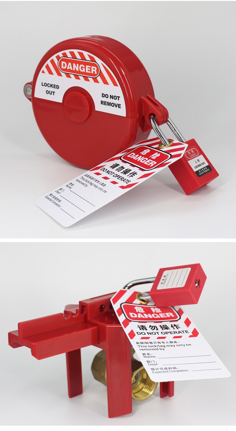 waterproof inspection lockout tag , padlock tagout do not operate maintenance label tagout 10pcs/lot