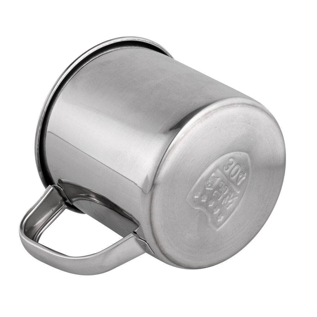 Portable Durable Stainless Steel 250ml Camping Cup Coffee Tea Drinking Water Drinkware Travel Mug School Office Home