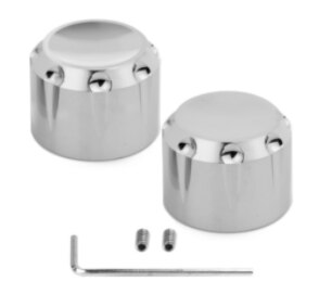 1 Pair Motorcycle Front Axle Nut Cover Cap Bolt For Harley Dyna Fat Bob Touring Electra Glide Road Glide Sportster Iron 883 1200: F