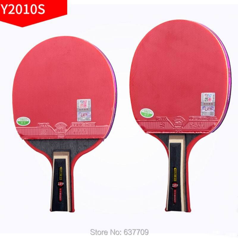 Original 729 finished racket yong 2010S table tennis racket fast attack and loop high speed style one case one ball racquet