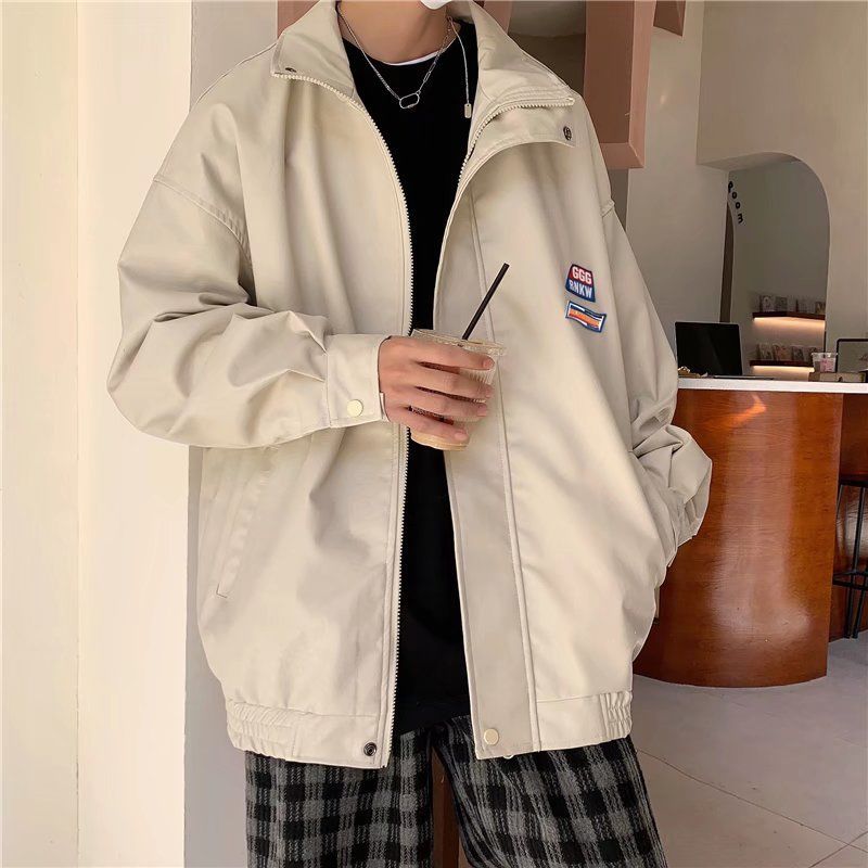 Lente Leren Jas Mannen Vrouwen Koreaanse Trend Br Locomotief Kleding Leren Jas Knappe Hong Kong Stijl Liefhebbers Alle-Match top