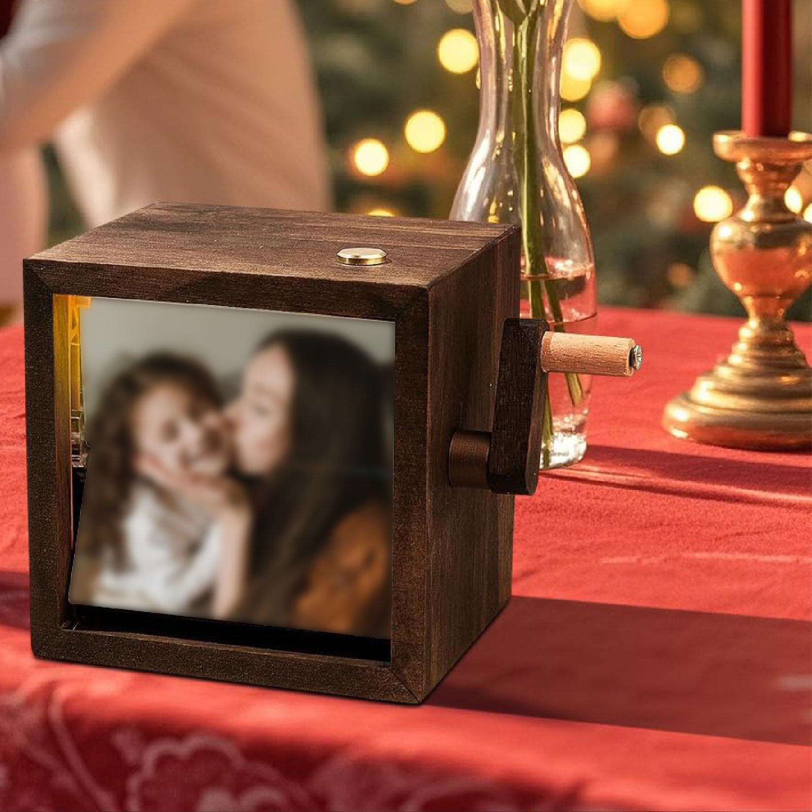 Photo Flip Book Frame DIY Hand Motion for Wedding Graduation Valentine's Day Photo Flipbook Display Box Flip Book Frame