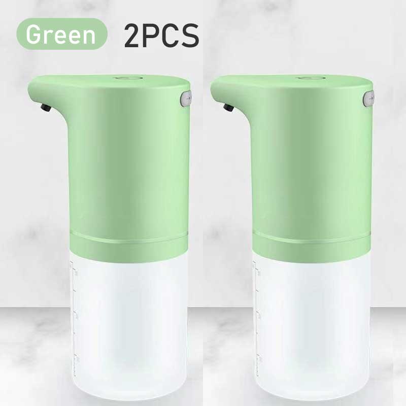XIAOMI — Distributeur de Savon Désinfectant pour les Mains, Accessoires de Cuisine et de Salle de Bain, Rechargeable par USB, Capteur Infrarouge, , Nouveauté, 320ML: Type A Green 2 PCS