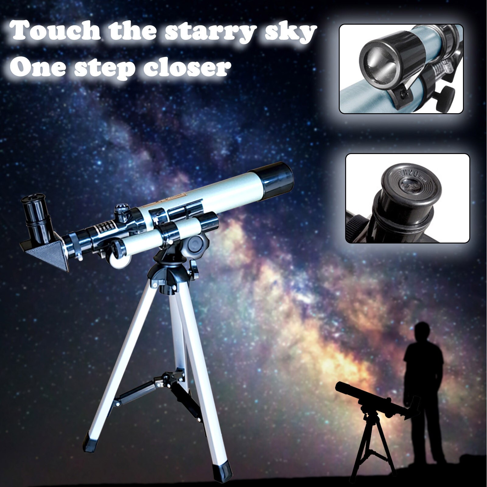 40 # F40040 Telescoop Astronomische Professionele Student Astronomische Telescoop Professionele Hd Ster Zoeken Kind Volwassen: Default Title