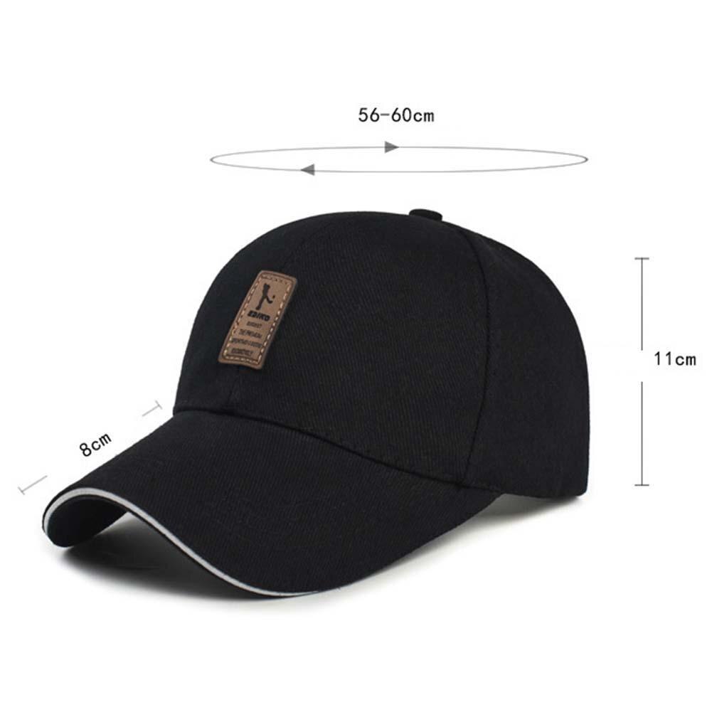 Sports Men Women Beach Cap Summer Plain Curved Outdoor Sun Block Baseball Cap Adjustable Hat