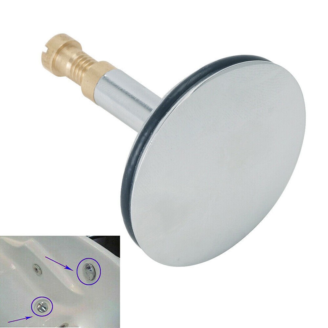 43mm Bad Afvoer Stopper Badkamer Bad Gootsteen Afval Pop-Up Plug Vervanging Water Afdichting Plug Voor Bad afvoer