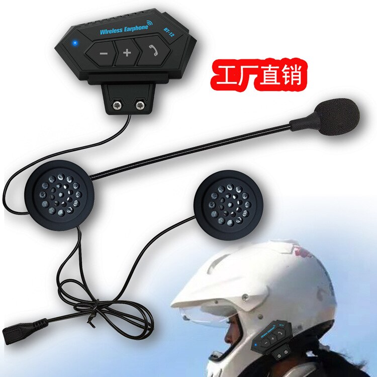 Motorsykkel ta-ute hjelm bluetooth headset trådløst bluetooth forby kui full ansikt hjelmer hodetelefoner