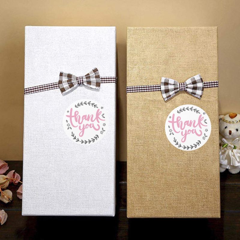 500 szt. Miłego dnia naklejki okrągła pieczęć etykieta dla małego sklepu ślub opakowanie na prezent koperta papiernicze naklejki