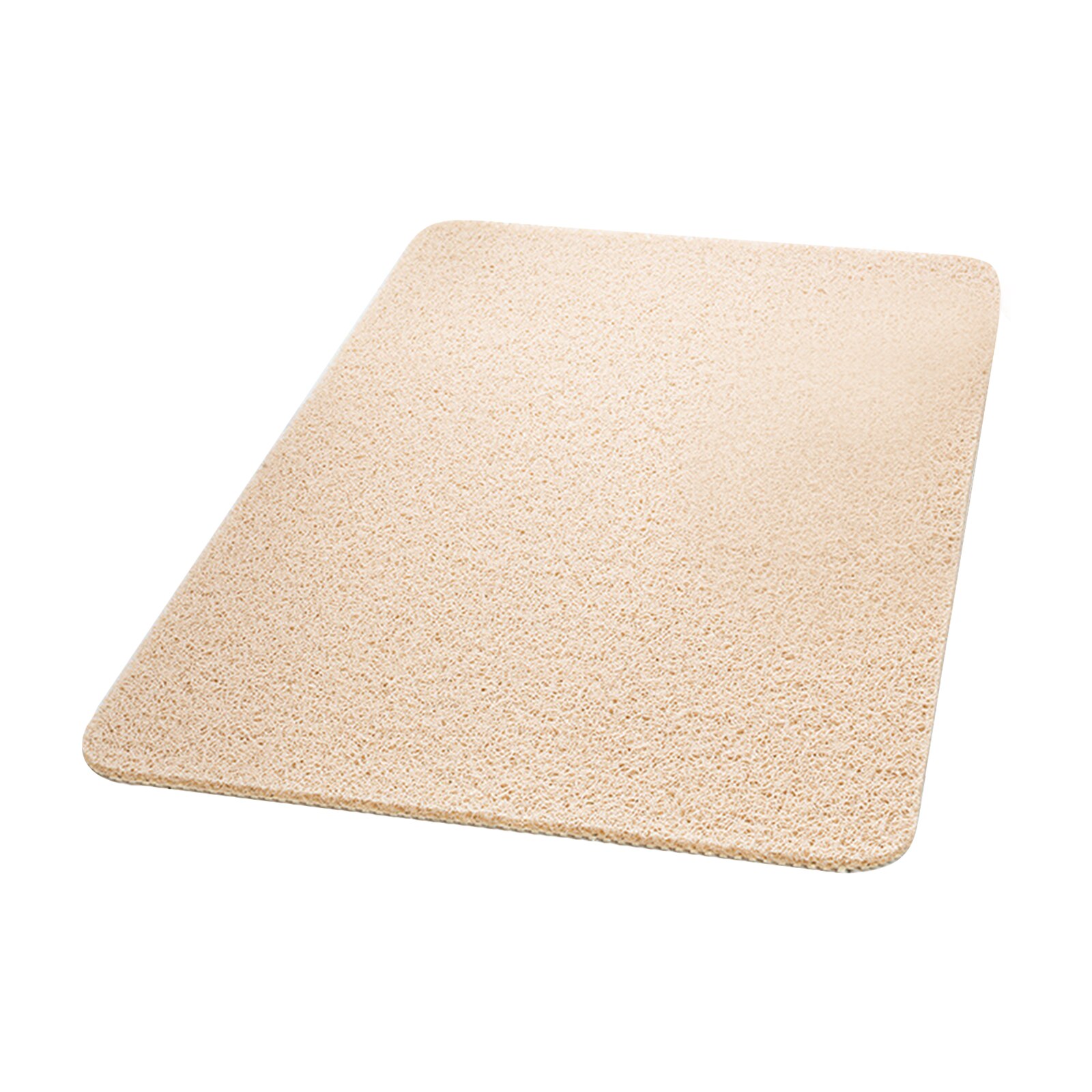 Douche Mat Antislip Bad Mat Water Absorberende Deur Mat Sneldrogend Wasbaar Pvc Loofah Badmat Voor Badkamer Slaapkamer keuken: Beige