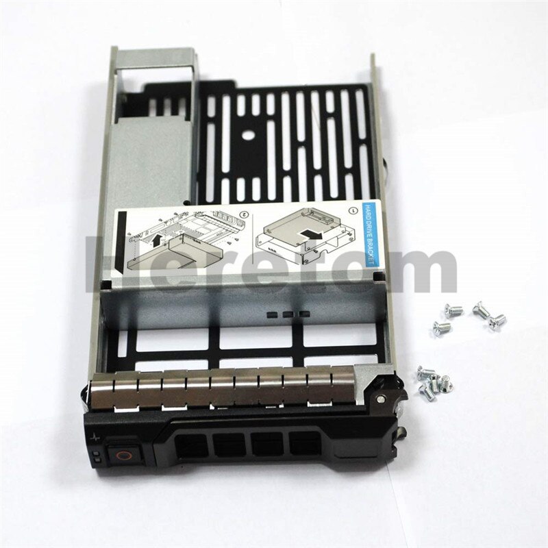 Adaptateur de disque dur 2.5 "à 3.5" avec support de caddie pour serveur Dell PowerEdge T340,