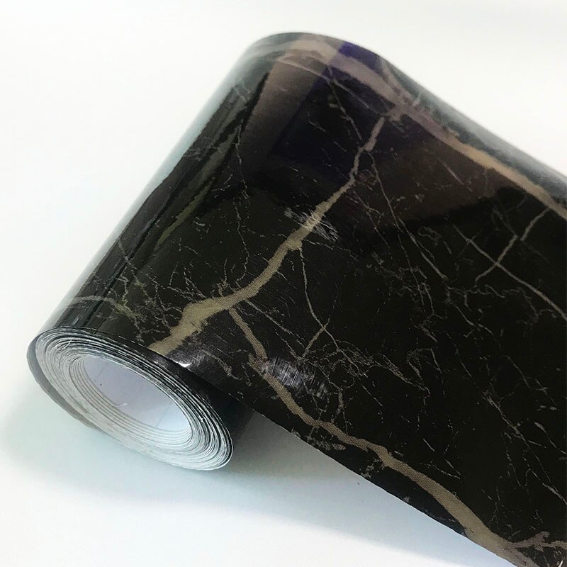 Self-Adhesive Wallpaper Borders 3D Marble Texture Luxury Home Decor Kitchen Bathroom Waterproof Removable Wall Stickers 3D Decal: WB04 03