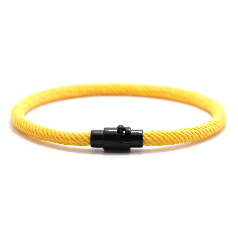 en pulsera para Hombre, cuerda minimalista, Micro pulsera magnética para Hombre, cordón a juego, accesorios para Festival de novio, Pulseras para Hombre: Chapado en cobre envejecido