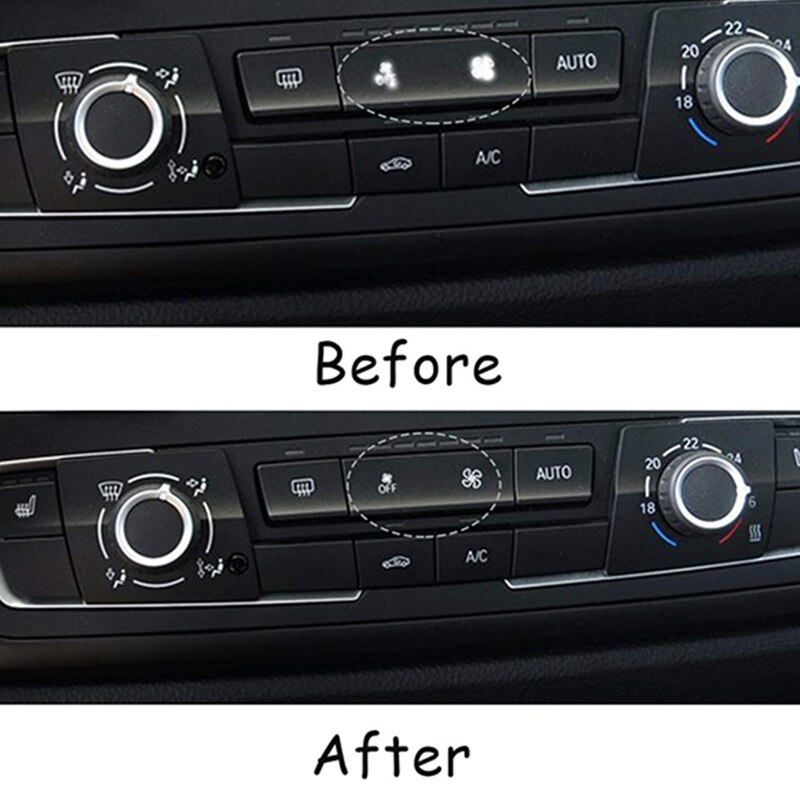Voor Bmw A/C Climate Control Panel Fan Speed Button Vervanging, voor Bmw 1 Serie F20/F21,2 Serie F22/F23,3 Serie F30/F31/F34/F