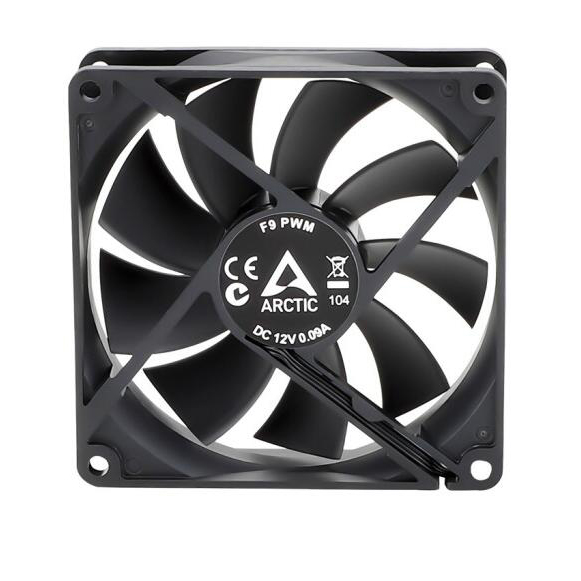 ARCTIC – radiateur CPU F9 PWM REV.2, ventilateur 9cm, 4 broches PMW, réglage de la température, refroidisseur maître 90mm