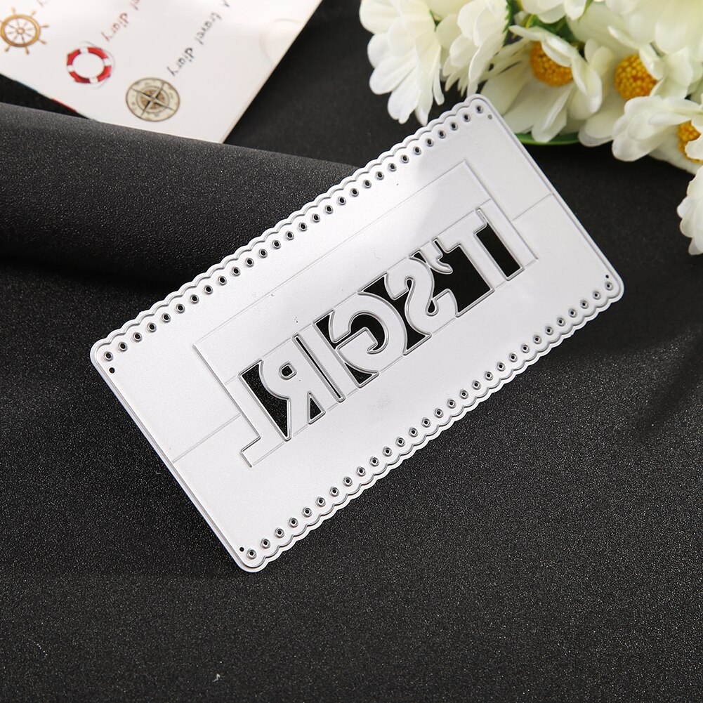 Metalen stansmessen voor grote camera, Paper Craft stansvorm, reliëfstencil, scrapbookingstansen, DIY-kaarten maken, camerajournaal gestanst - België