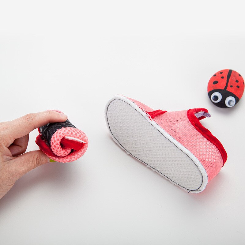 Newborn Baby Girl Boy Mesh Breathable Shoes Socks Infant Soft Sole Comfortable Cotton Cartoon Anti-slip Shoe Toddler Floor Sock