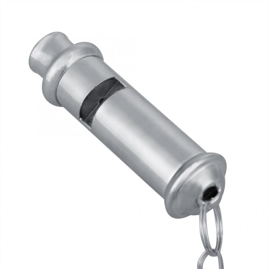 Silbato de entrenamiento para palomas, flauta ultrasónica de acero inoxidable, herramienta de entrenamiento para el comportamiento de aves de aluminio